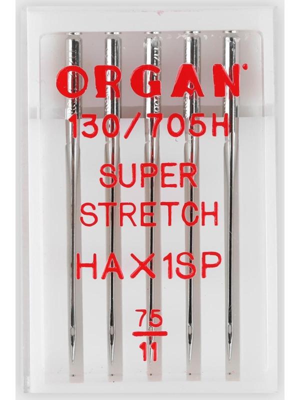 Иглы для бытовых швейных машин, для супер-стрейч, №75, 5 шт