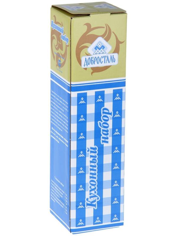 Набор кухонный, М12А, толщина 2,5 мм, в картонной коробке, 6 предметов