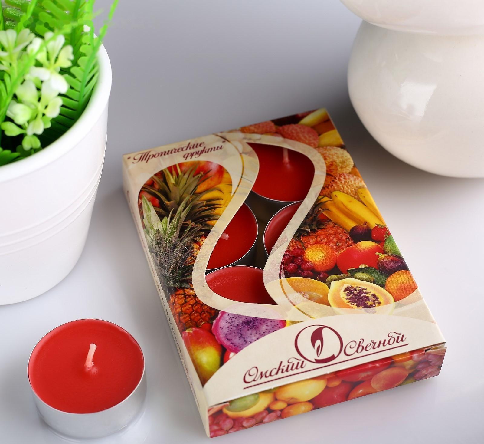 Набор чайных свечей ароматических 