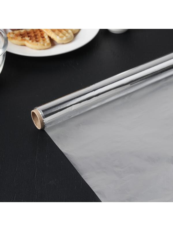 Фольга алюминиевая бытовая «Саянская. Особо прочная», ширина 44 см, 14 мкм, рулон 10 м