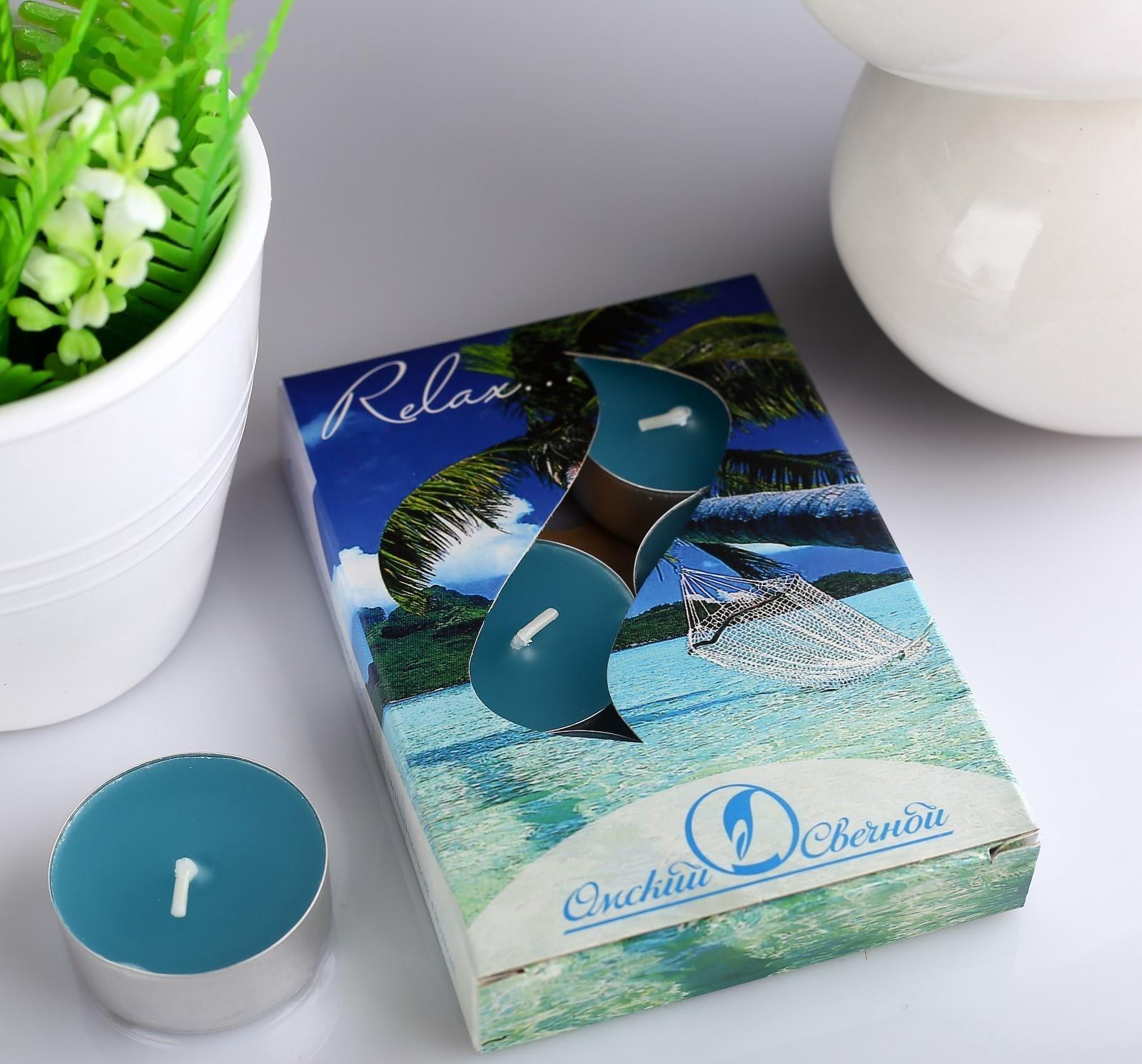 Набор чайных свечей ароматических 