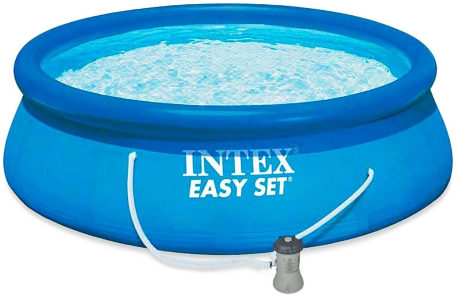 Бассейн надувной Easy Set, 396 х 84 см, фильтр-насос, 28142 INTEX