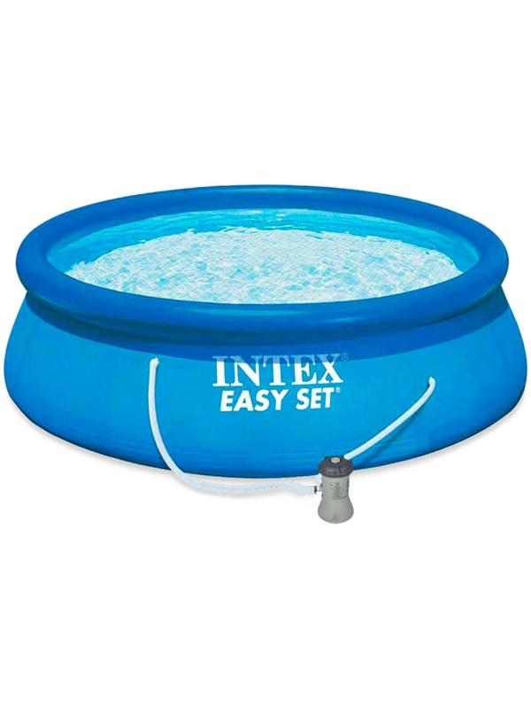 Бассейн надувной Easy Set, 396 х 84 см, фильтр-насос, 28142 INTEX