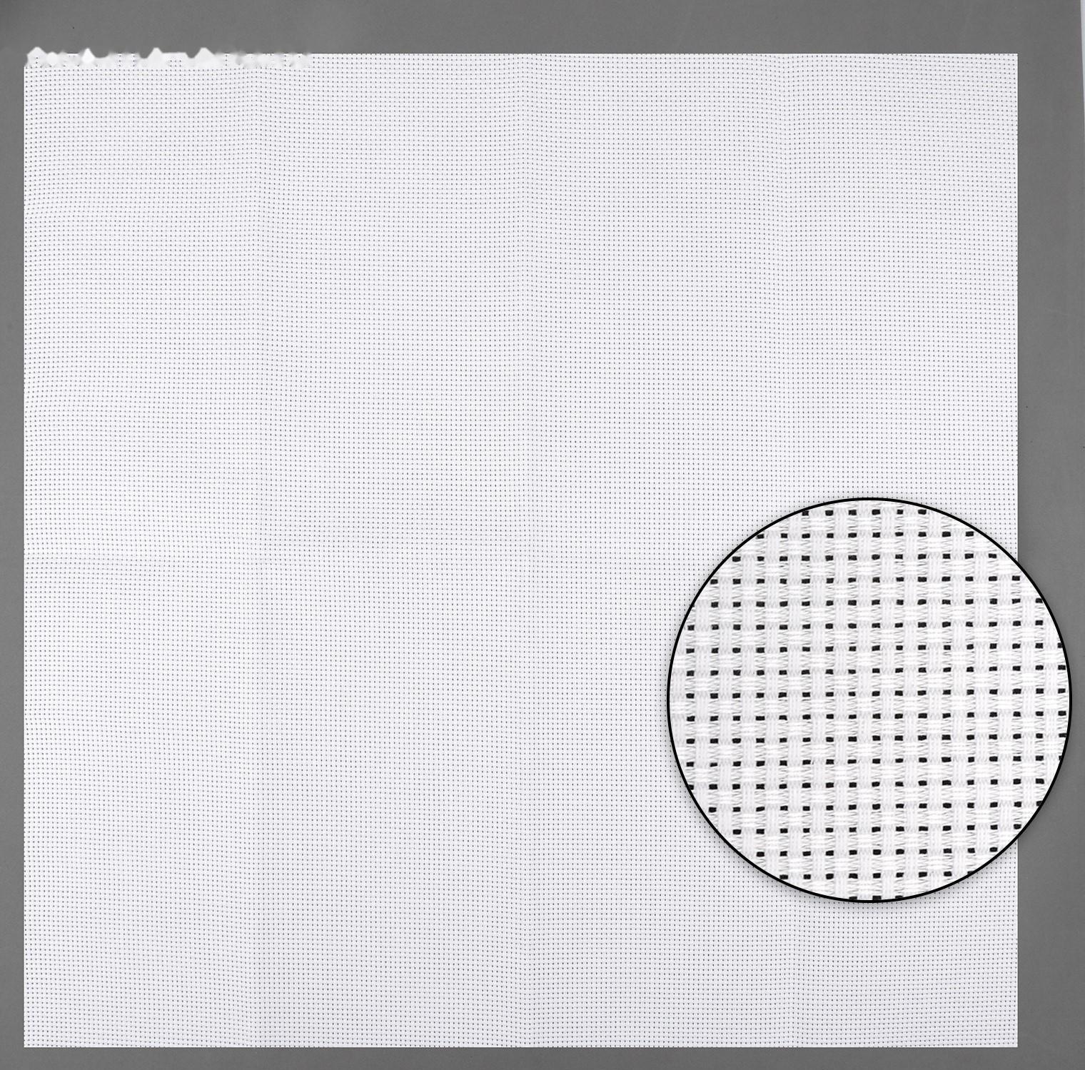 Канва для вышивания, №11, 50 × 50 см, цвет белый