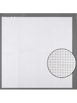 Канва для вышивания, №11, 50 × 50 см, цвет белый