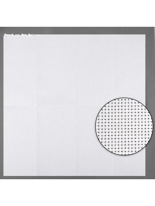 Канва для вышивания, №11, 50 × 50 см, цвет белый