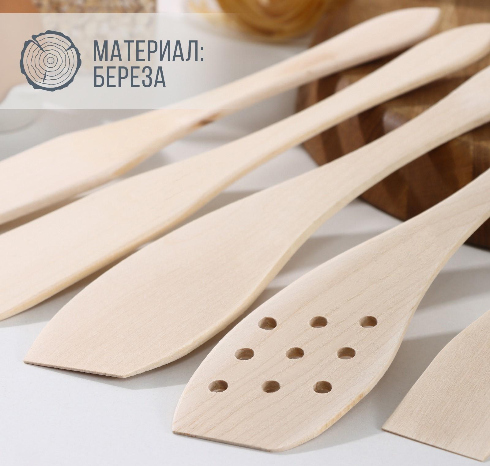 Набор кулинарных лопаток Доляна, 5 шт/уп