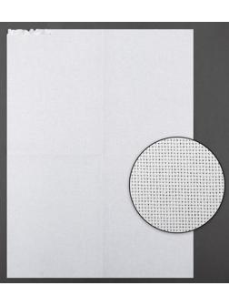 Канва для вышивания, №18, 30 × 40 см, цвет белый