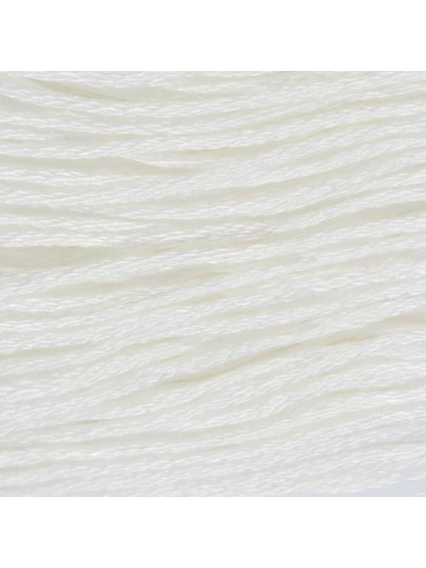 Нитки мулине «Blanc», 8 ± 1 м, цвет белый