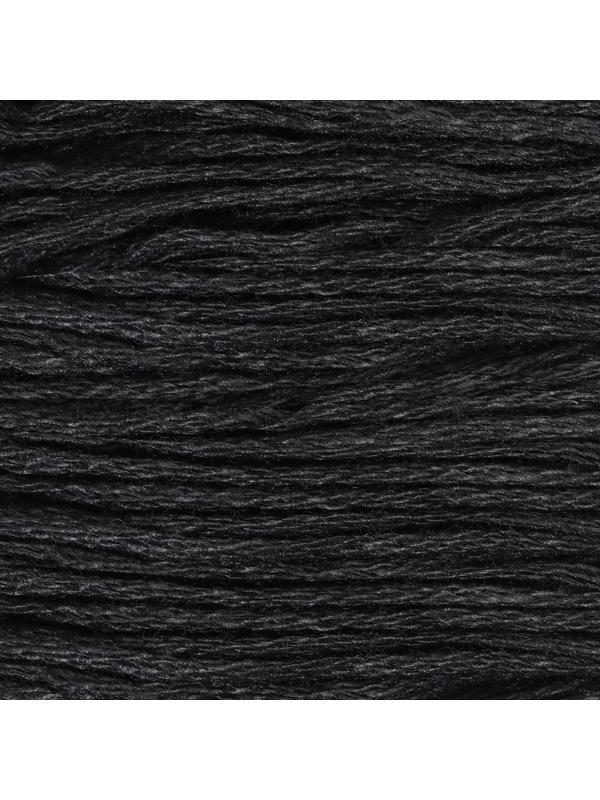 Нитки мулине, 8 ± 1 м, цвет чёрный №310