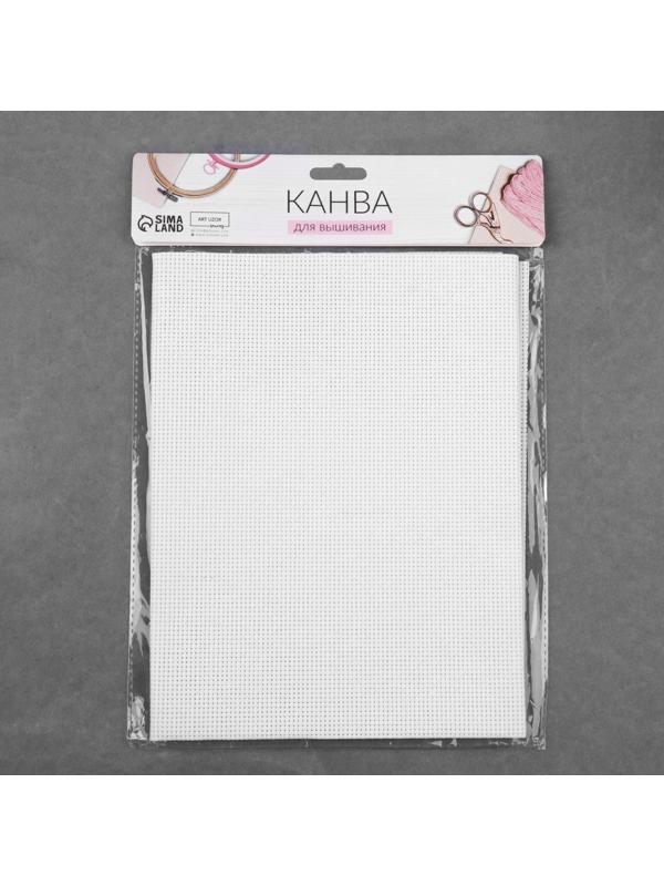 Канва для вышивания №11, 50 × 50 см, цвет белый