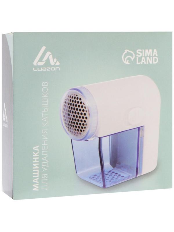 Машинка для удаления катышков Luazon LUK-01, 2хAA (не в комплекте), голубая