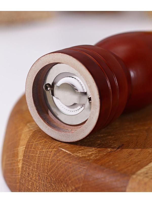 Мельница для специй «Дуновение леса», 26,5×5 см, керамический механизм, цвет коричневый