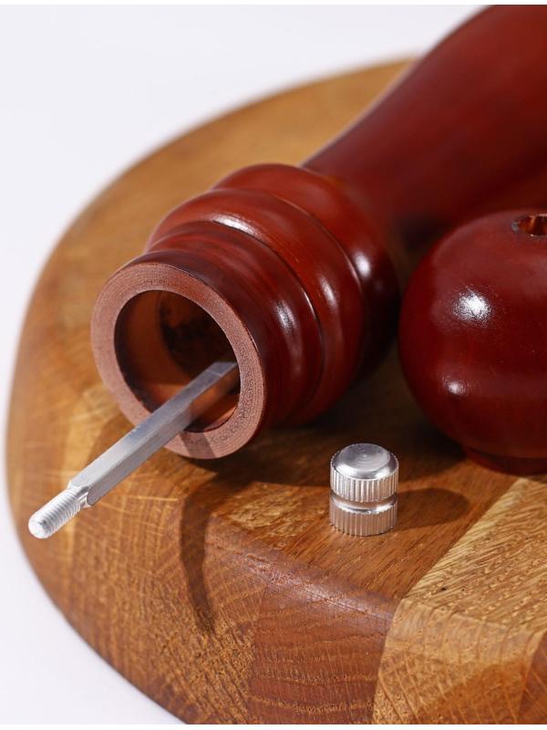 Мельница для специй «Дуновение леса», 26,5×5 см, керамический механизм, цвет коричневый