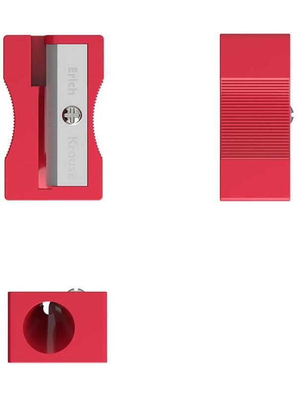 Точилка 1 отверстие ErichKrause Unity, отверстие диаметром 8 мм, микс