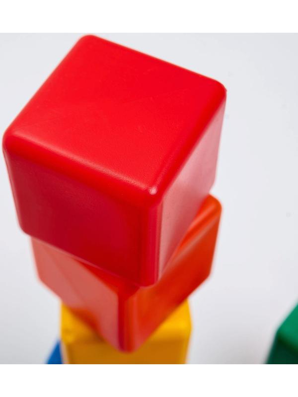 Набор цветных кубиков, 6 × 6 см, 12 штук