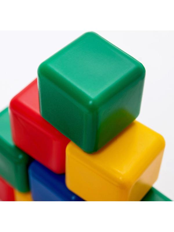Набор цветных кубиков, 9 штук, 4 × 4 см