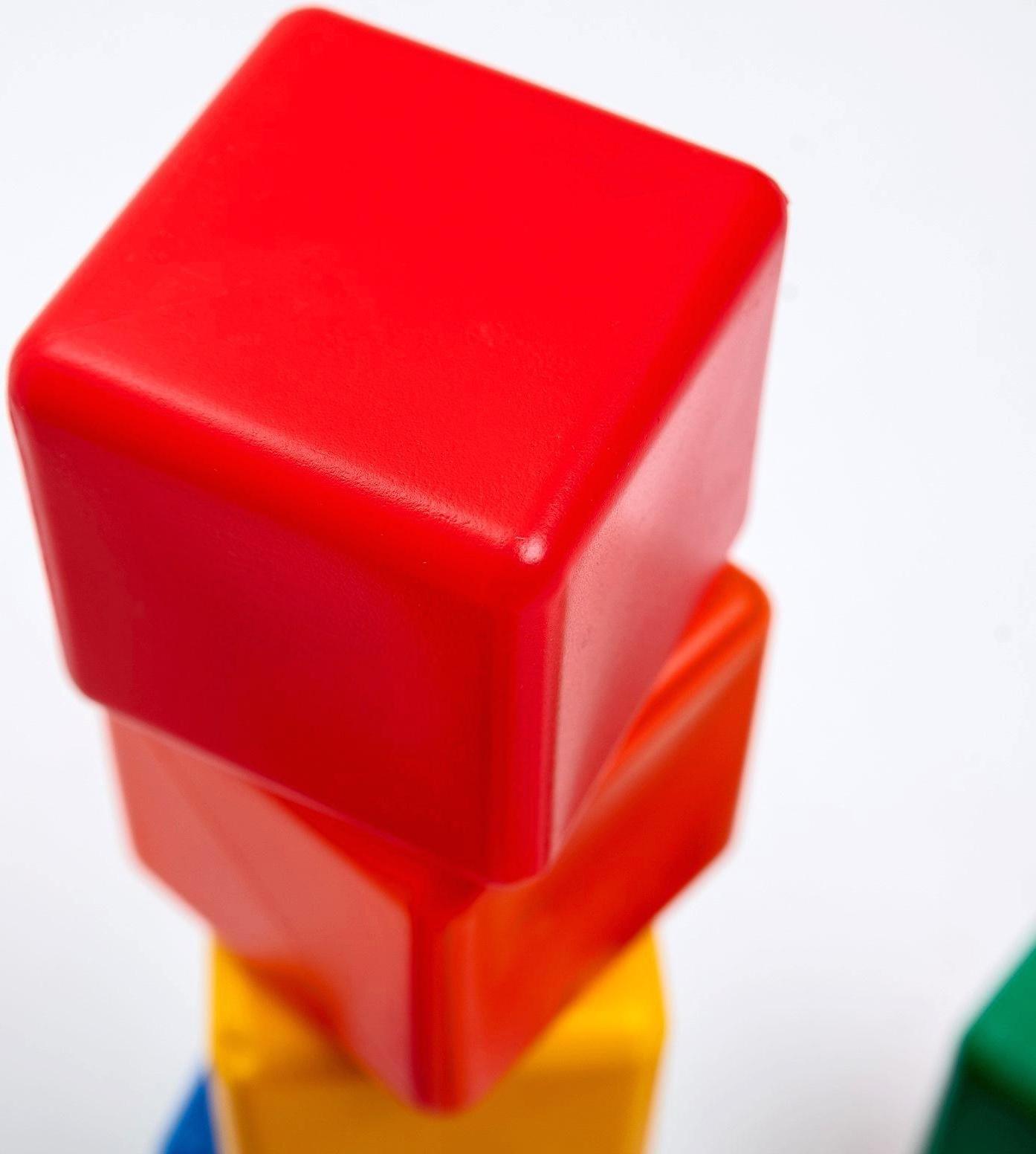 Набор цветных кубиков,16 штук 6 × 6 см