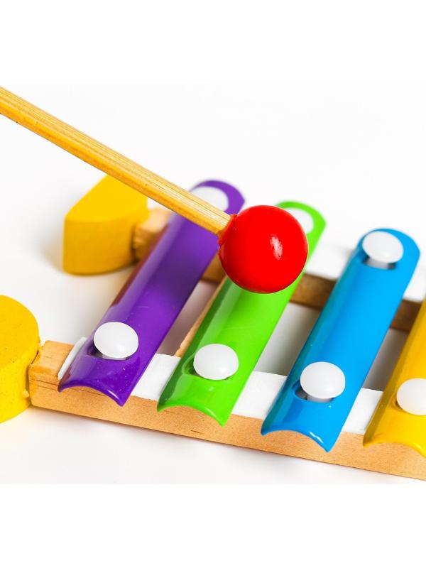 Игрушка музыкальная Металлофон «Бабочка», 5 тонов