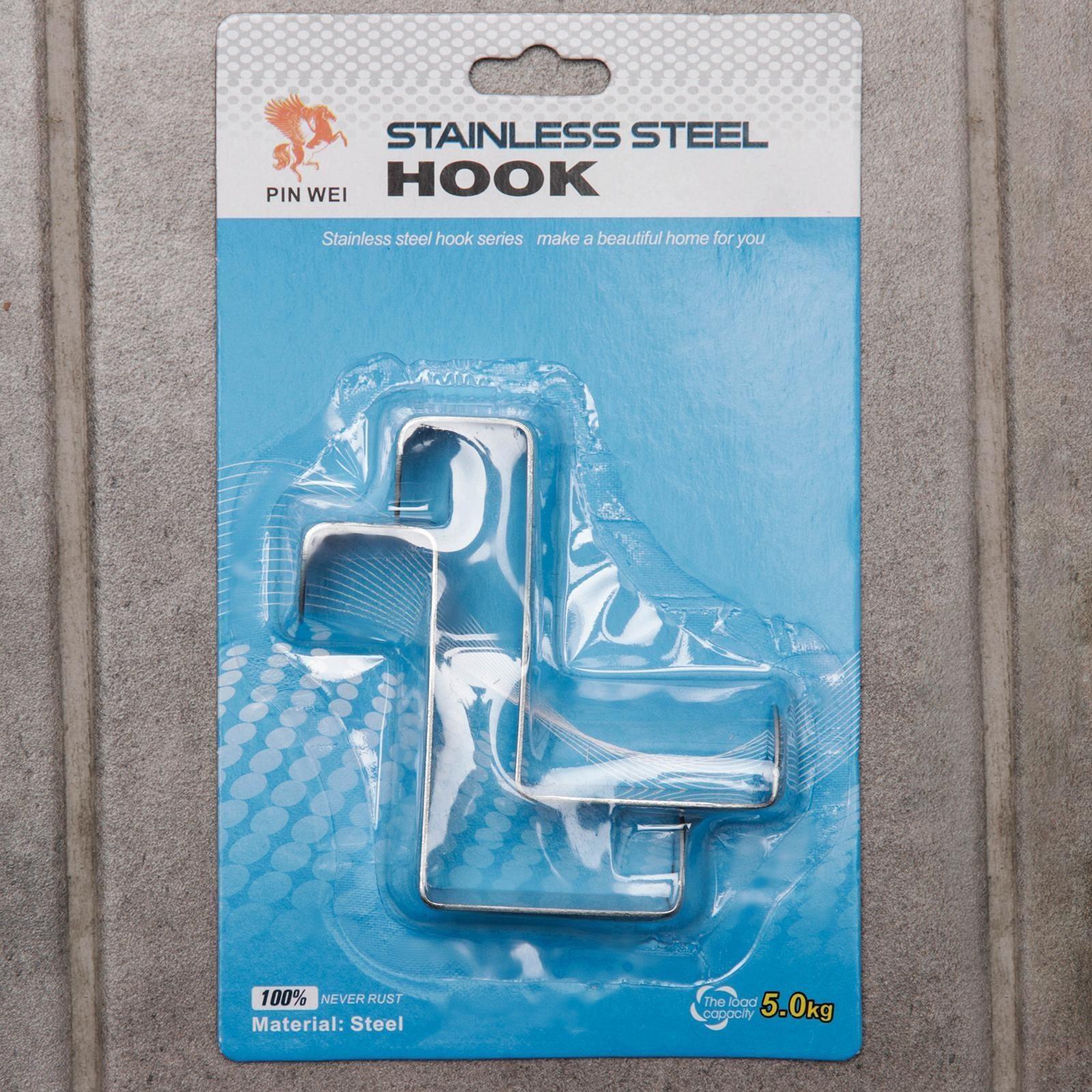 Набор надверных металлический крючков «Минимализм», 2 шт