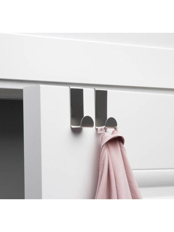 Набор надверных металлический крючков «Минимализм», 2 шт