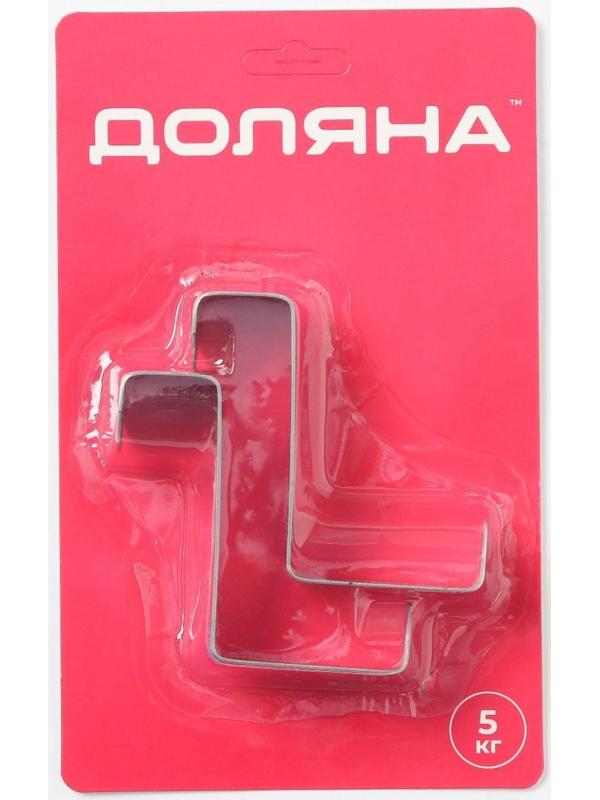 Набор надверных металлический крючков «Минимализм», 2 шт