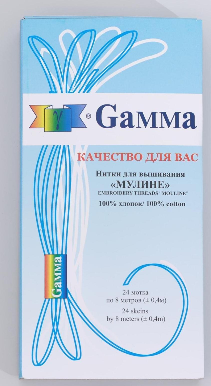 Нитки мулине, 8 ± 1 м, цвет белый №0415