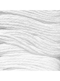 Нитки мулине, 8 ± 1 м, цвет белый №0415