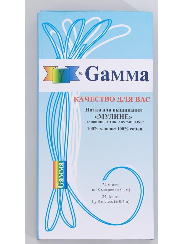 Нитки мулине, 8 ± 1 м, цвет белый №0415