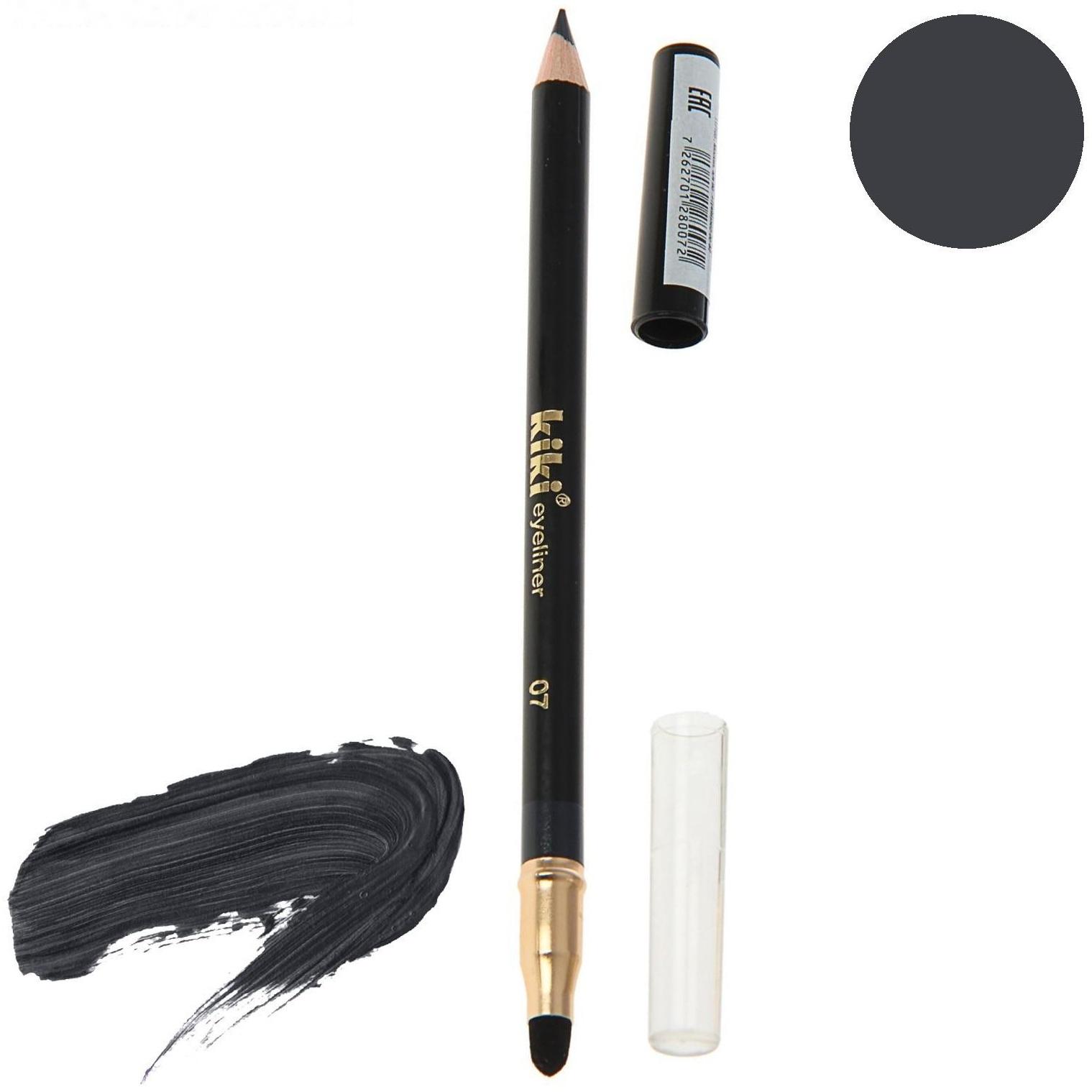 Карандаш для глаз Kiki, с аппликатором, тон 07