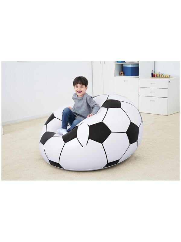 Кресло надувное «Футбольный мяч» размер 114х112х71 см, от 6-ти лет (75010) ,