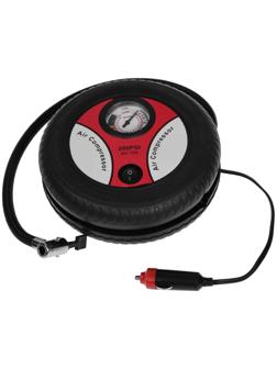 Компрессор автомобильный 18 л/мин, 10 А, провод 2.8 м, шланг 50 см