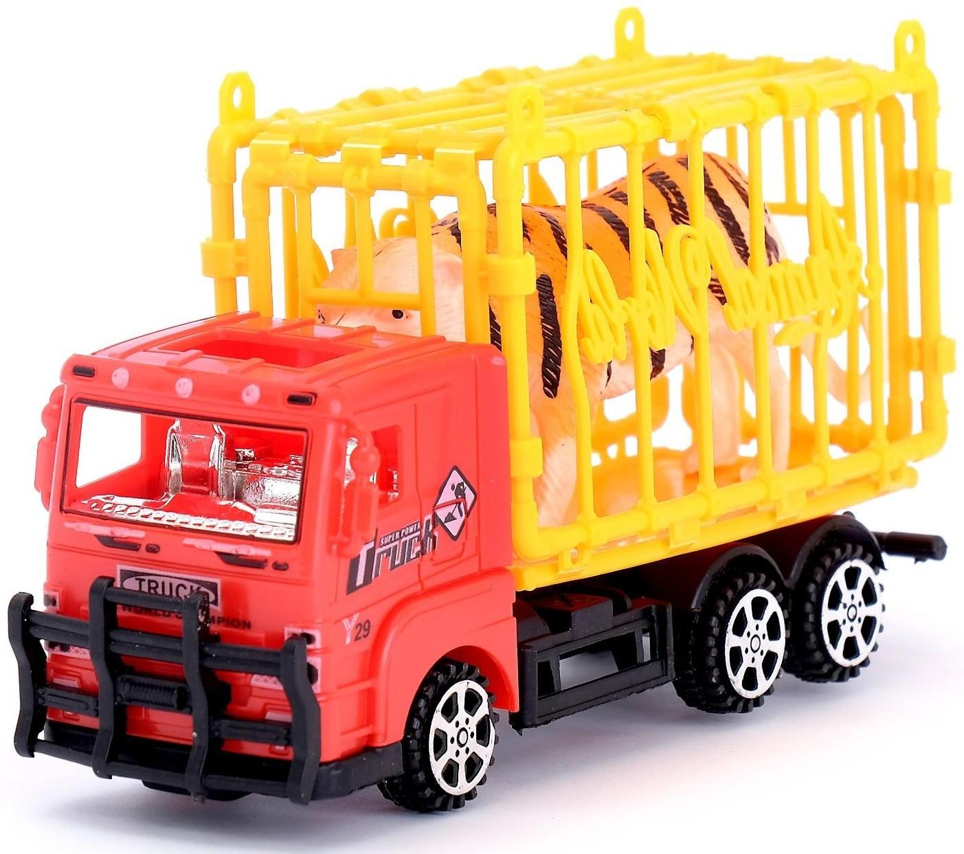 Грузовик инерционный «Зооперевозчик», цвета МИКС