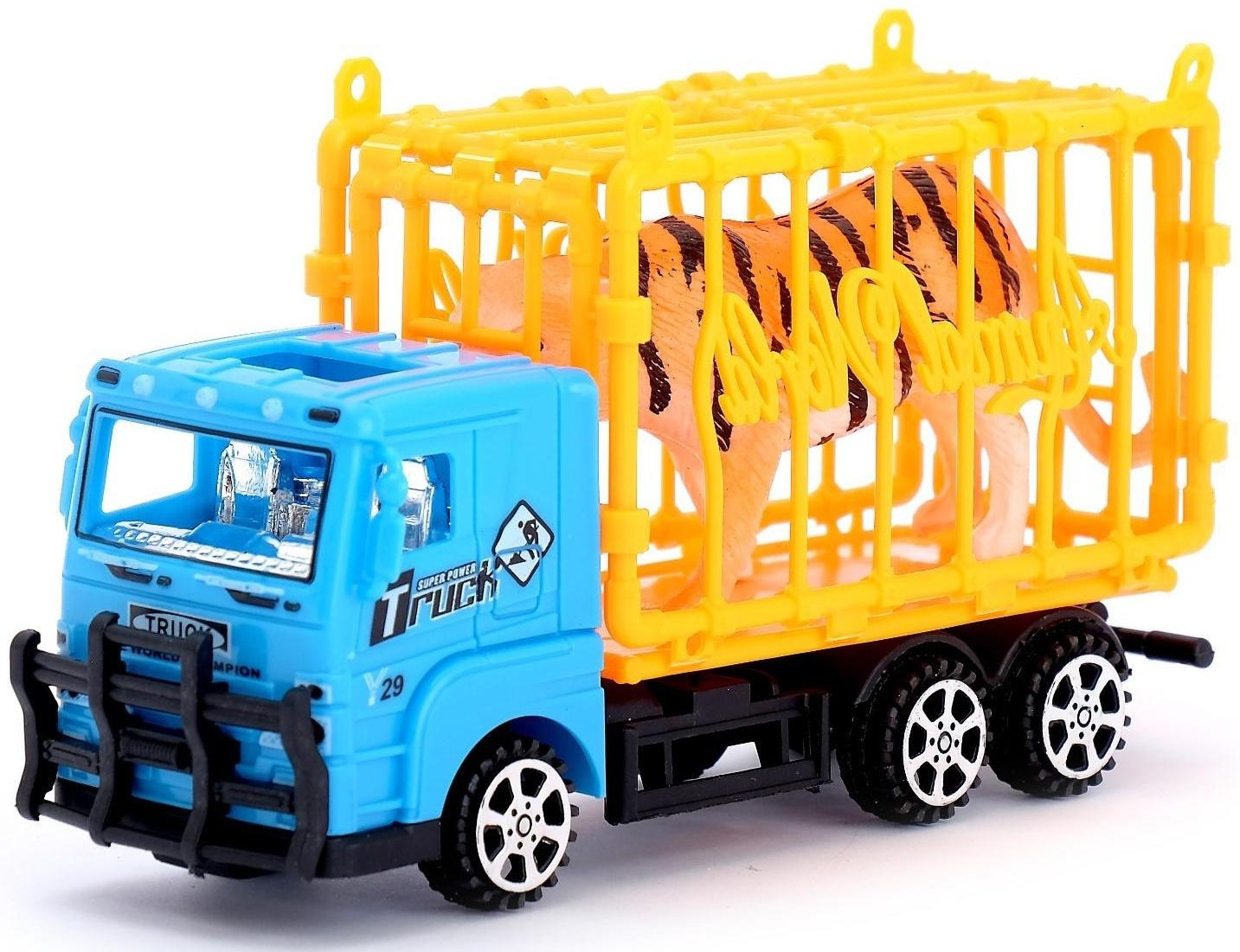 Грузовик инерционный «Зооперевозчик», цвета МИКС