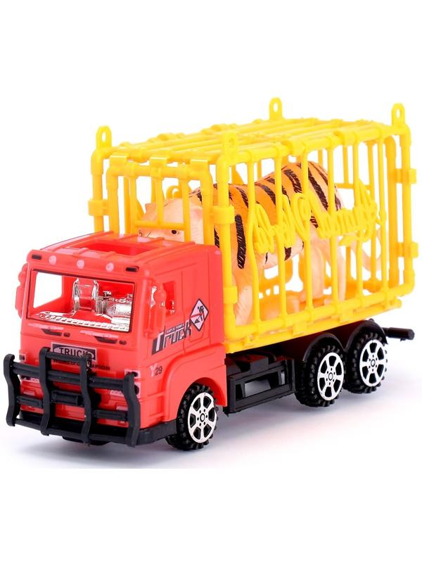 Грузовик инерционный «Зооперевозчик», цвета МИКС