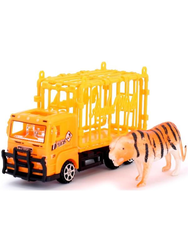 Грузовик инерционный «Зооперевозчик», цвета МИКС