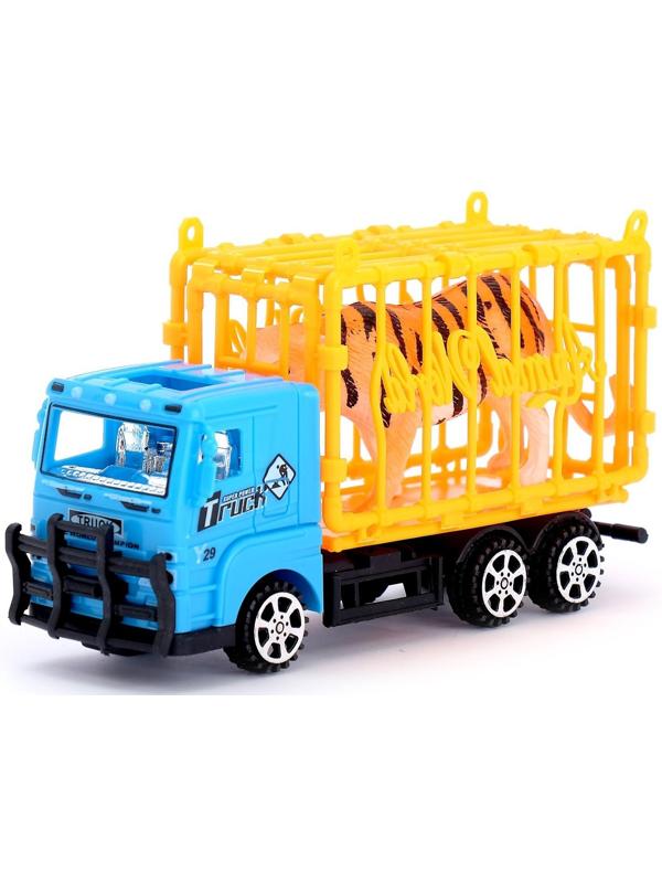 Грузовик инерционный «Зооперевозчик», цвета МИКС