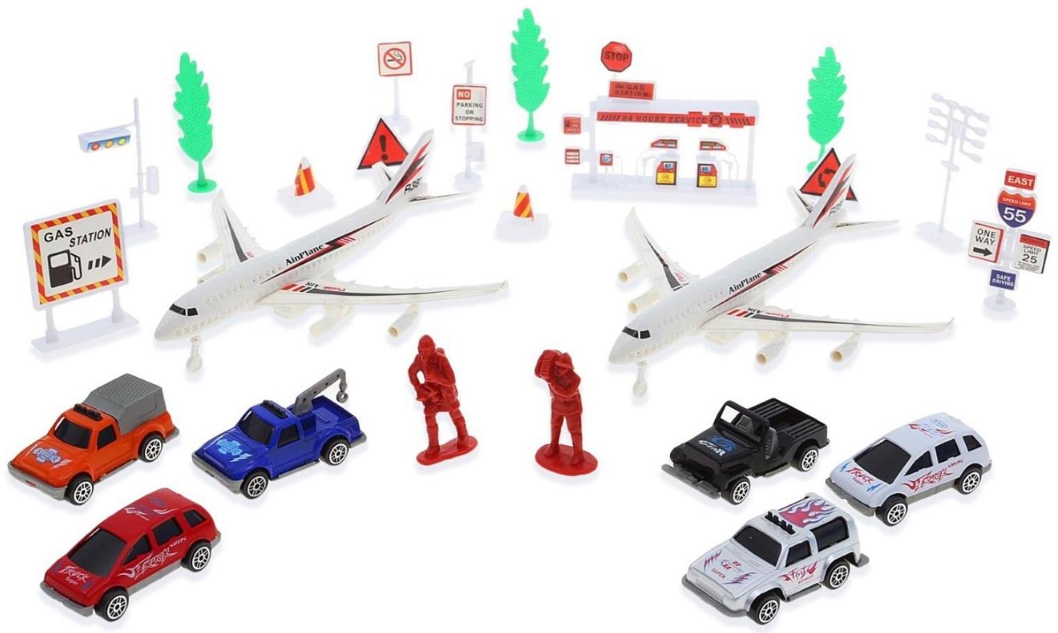 Игровой набор с инерционным транспортом «Аэропорт»