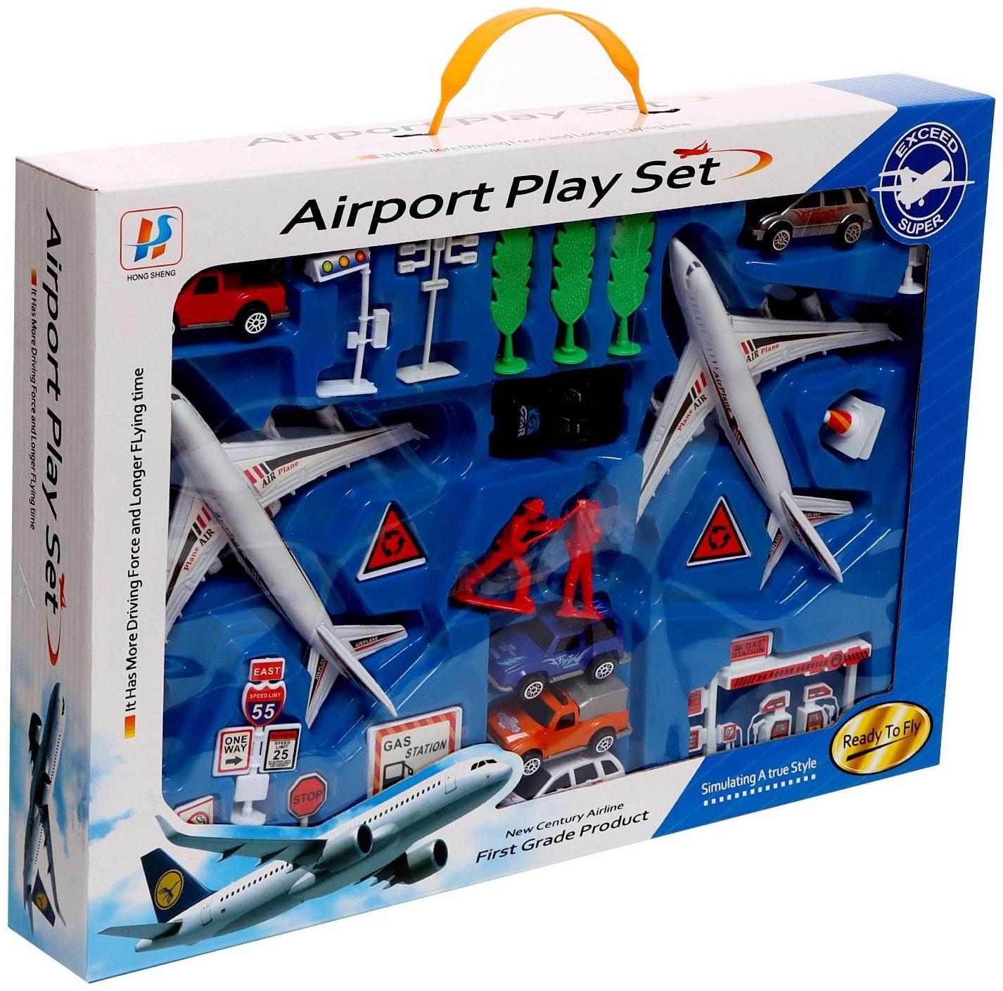 Игровой набор с инерционным транспортом «Аэропорт»