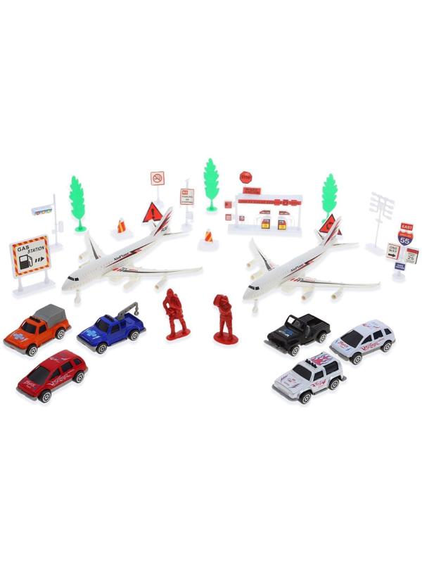 Игровой набор с инерционным транспортом «Аэропорт»