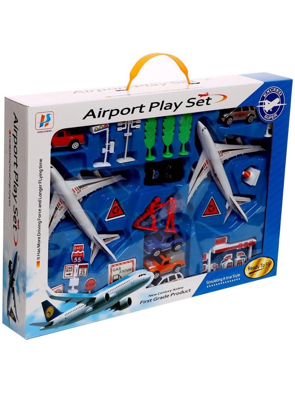 Игровой набор с инерционным транспортом «Аэропорт»