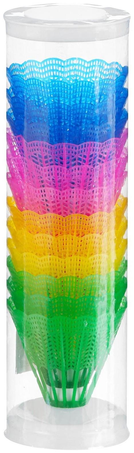 Воланчики цветные, пластиковые, в тубе, набор 12 шт.