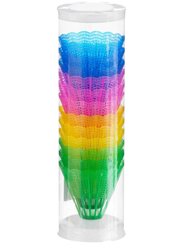 Воланчики цветные, пластиковые, в тубе, набор 12 шт.