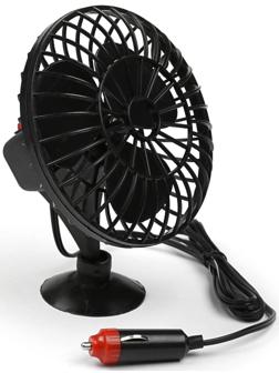 Вентилятор салона TORSO, 12 В, провод 1.2 м, чёрный