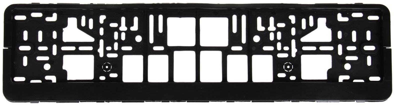 Рамка для автомобильного номера, книжка, черная