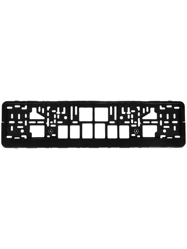 Рамка для автомобильного номера, книжка, черная