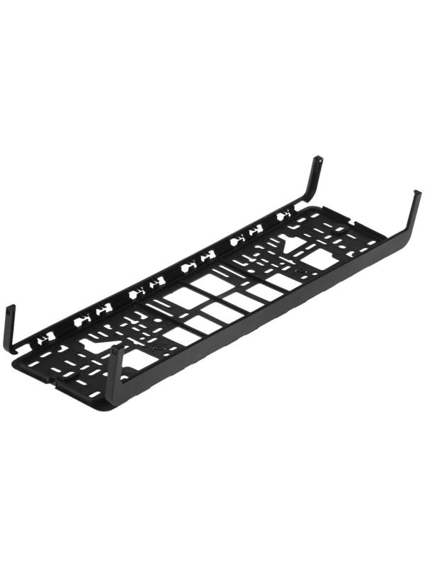 Рамка для автомобильного номера, книжка, черная