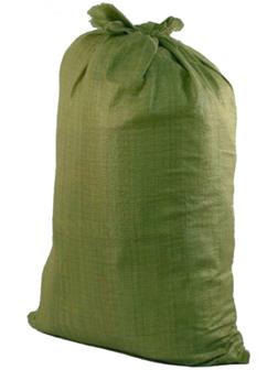Мешок полипропиленовый 55 х 105 см, для строительного мусора, зеленый, 50 кг