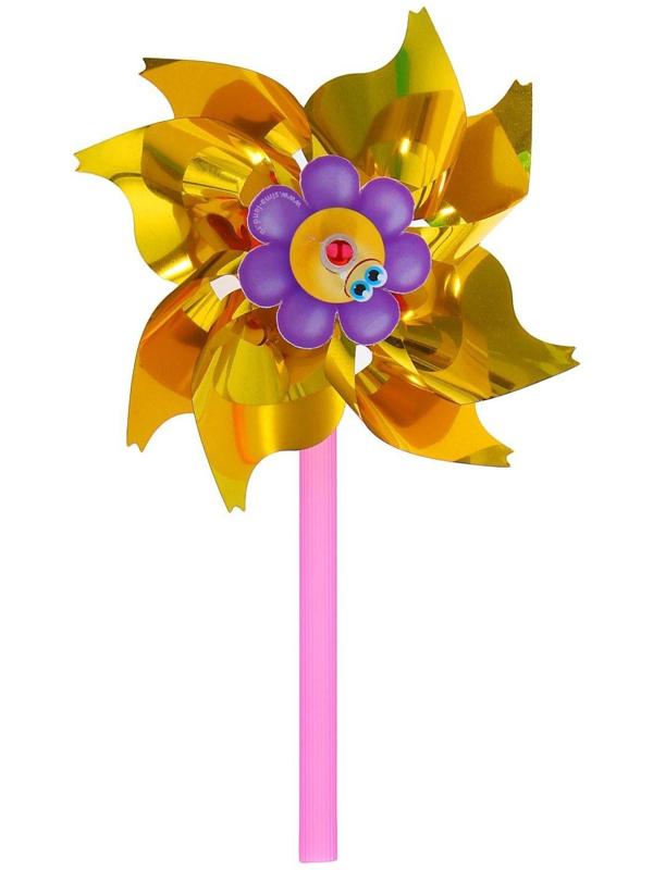 Ветерок с фольгой «Ромашка», d=8 см