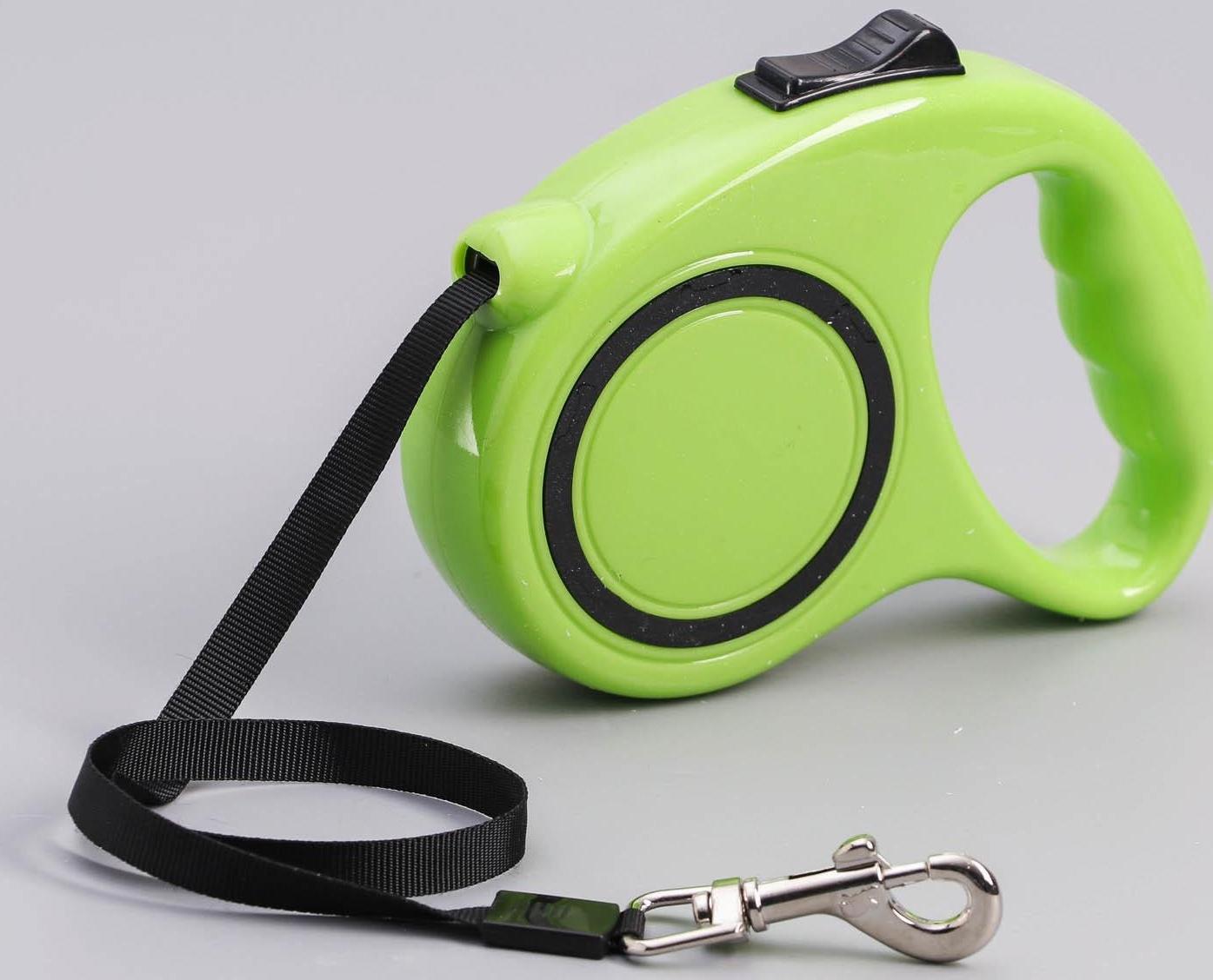 Рулетка эргономичная, 5 м, до 15 кг, зёленая